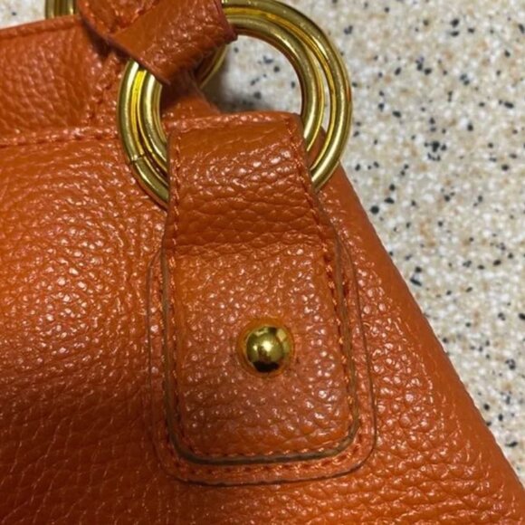 SUPER DEAL!  Aldo Orange Tote/Hobo/Satchel Handbag - Picture 5 of 10
